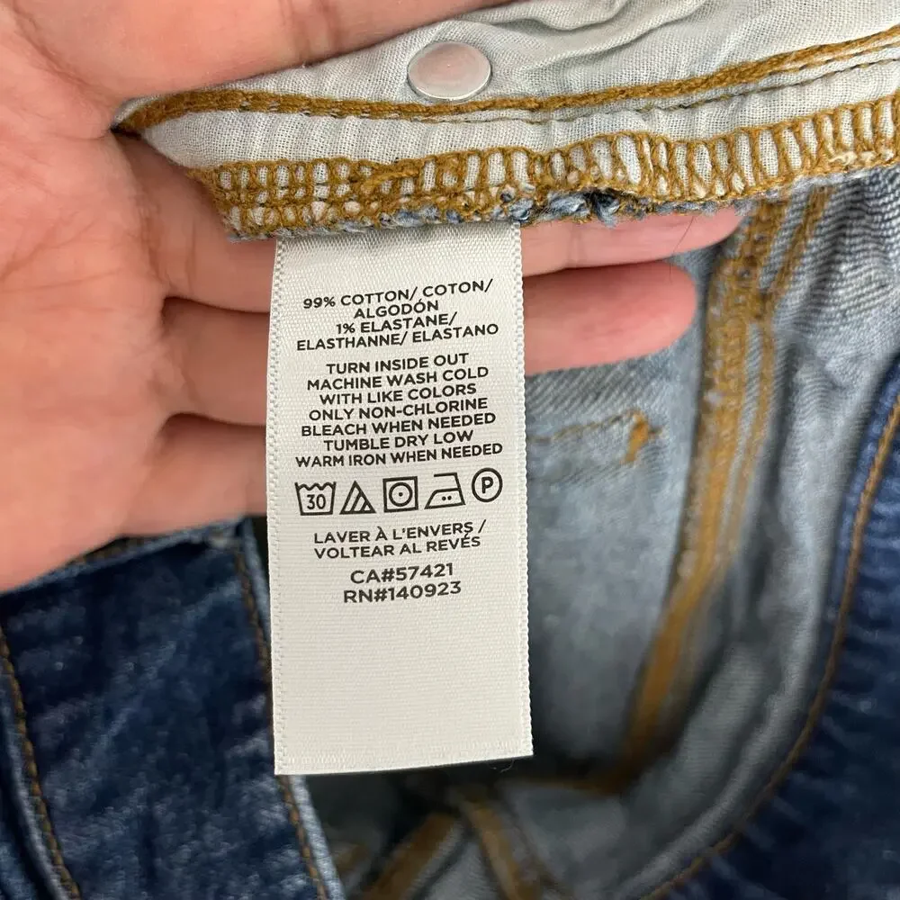 Loft Mid Rise Denim Short Size 27/4 - Picture 7 of 7